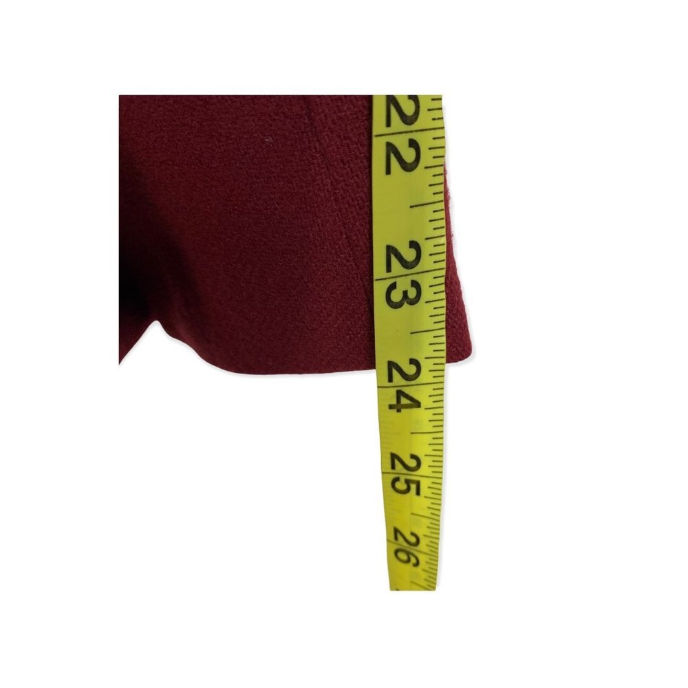 Vintage 70s Bobbie Brooks Red Wool Blend Blazer M… - image 5